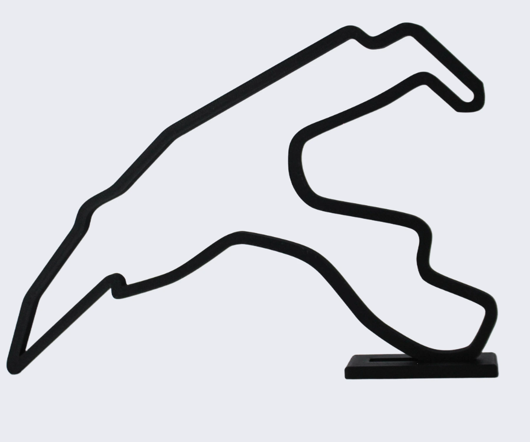 Черный настольный трек Спа-Франкоршам на подставке